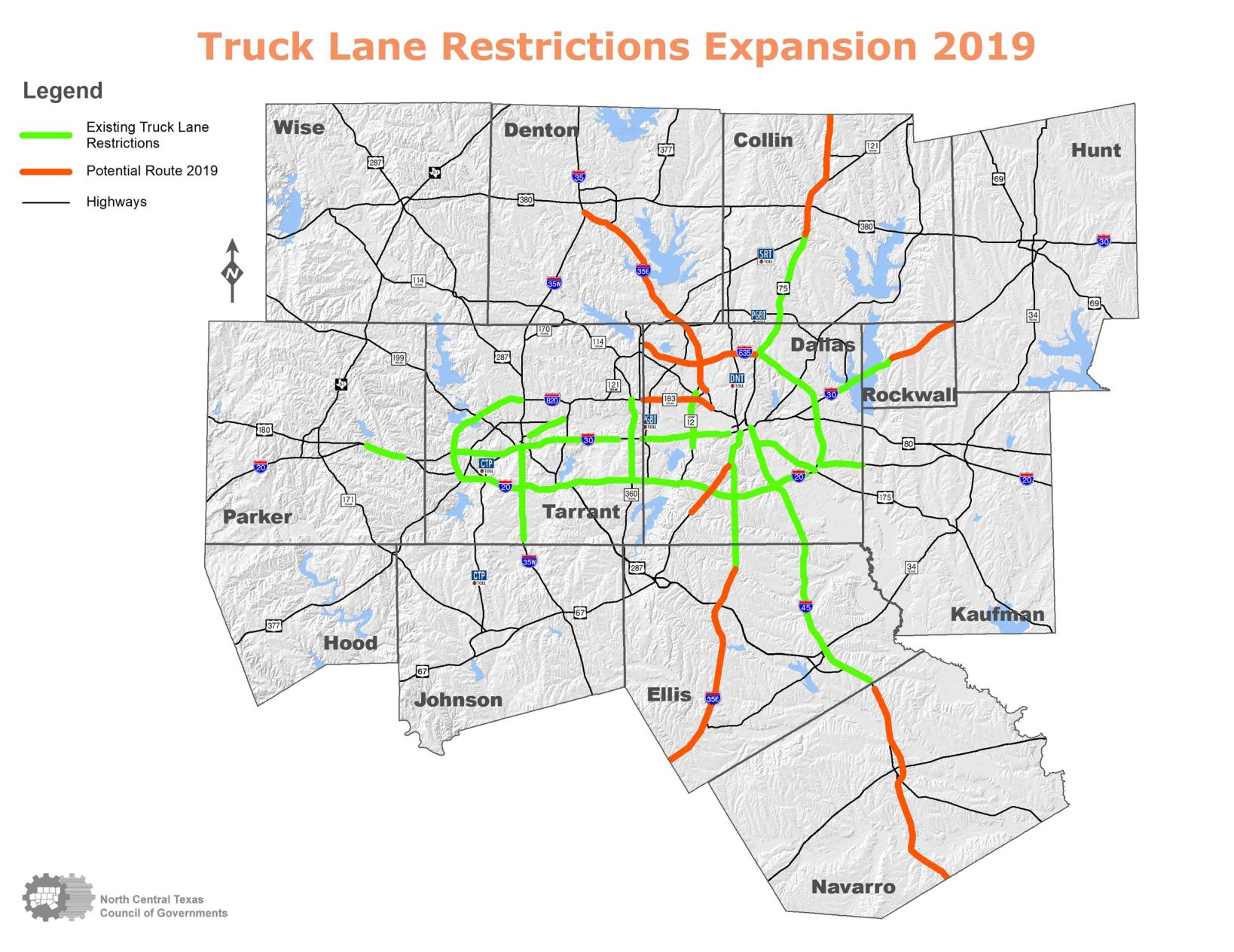 Truck lane restrictions